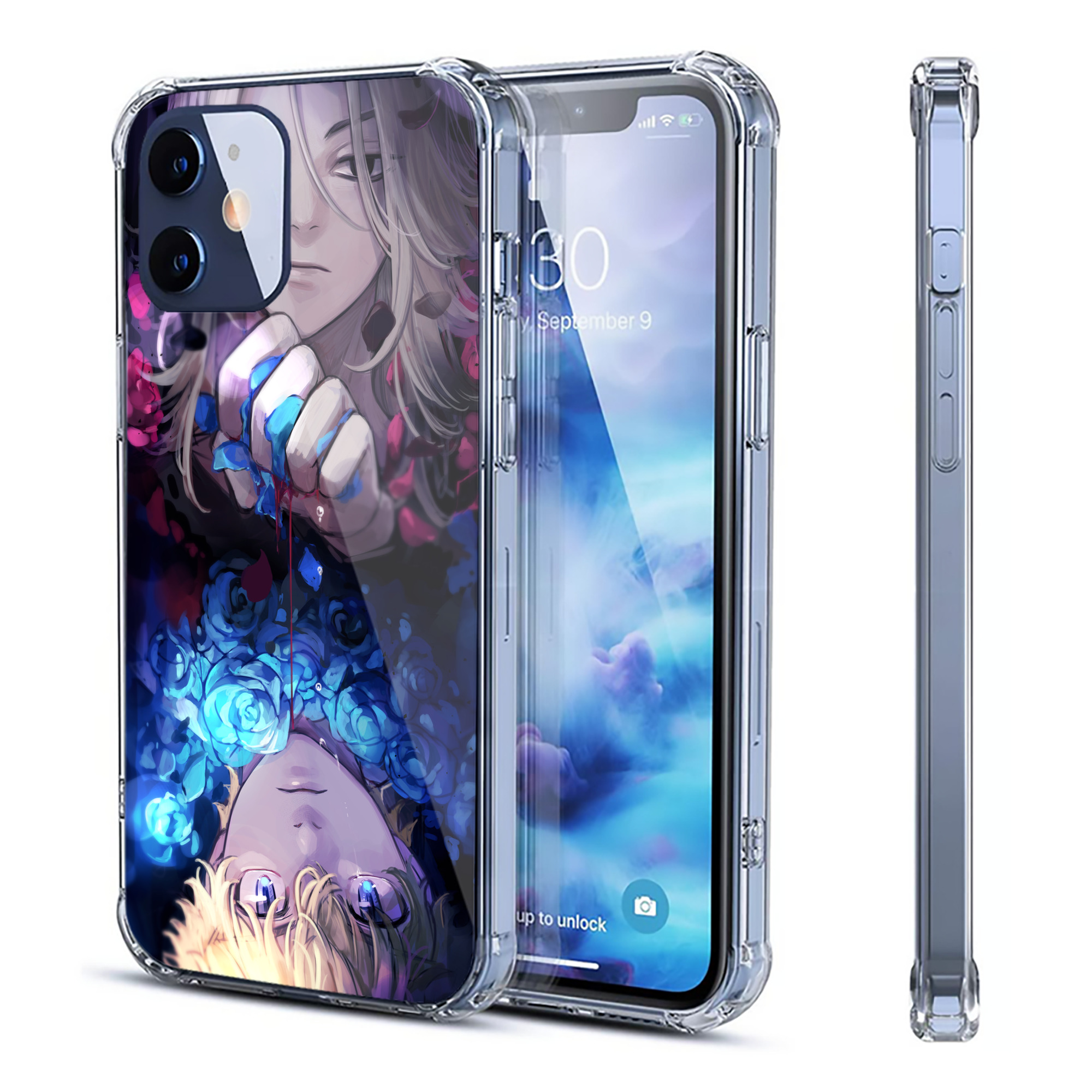 （画像用） 東京リベンジャーズ Tokyo Revengers 【iPhone 12シリーズ対応】透明スマホケース（クリアソフトケース）
